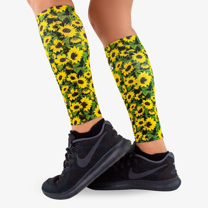 Sunflowers Compression Leg SleevesLeg Sleeves - Zensah