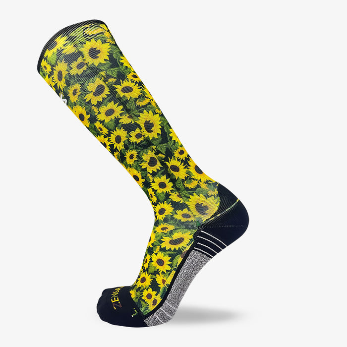 Sunflowers Compression Socks (Knee-High)Socks - Zensah