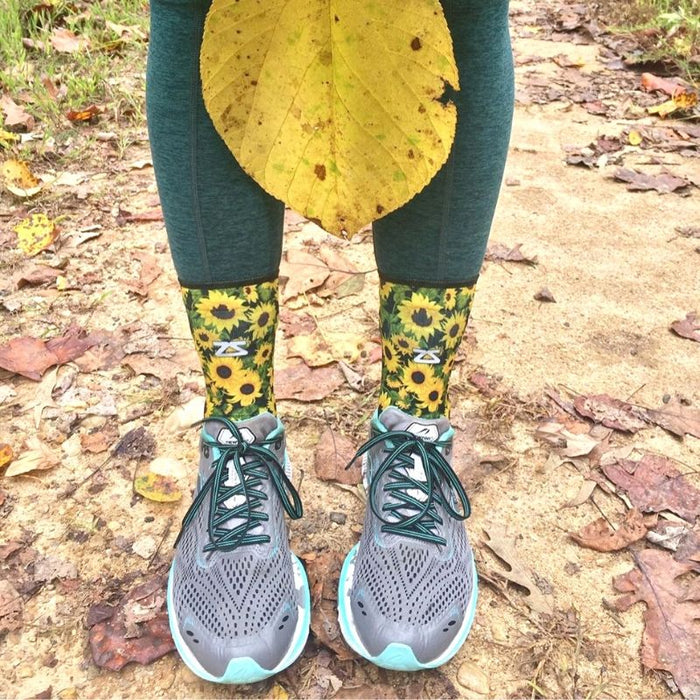 Sunflowers Socks (Mini-Crew)Socks - Zensah