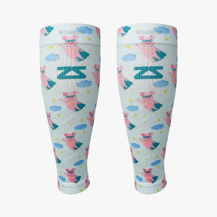 Superhero Pigs Compression Leg SleevesLeg Sleeves - Zensah