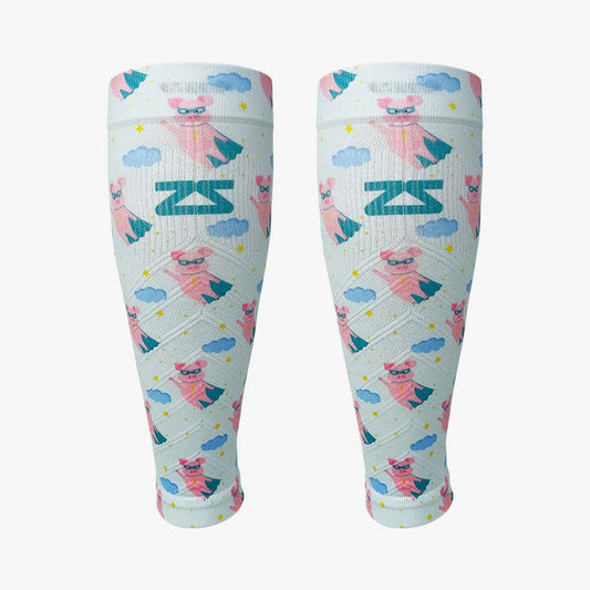 Superhero Pigs Compression Leg SleevesLeg Sleeves - Zensah