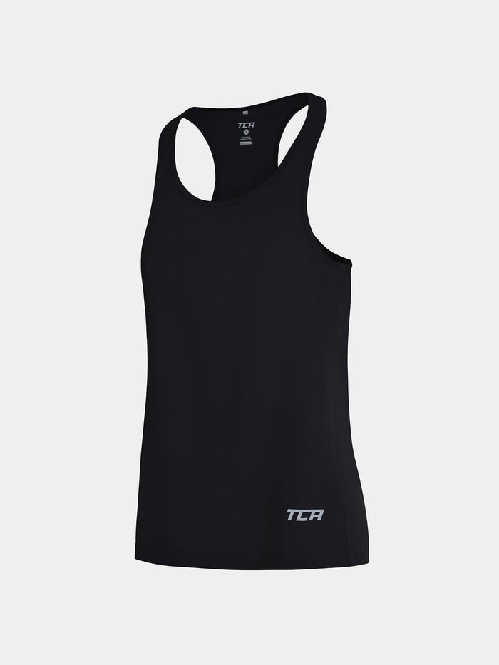 TCA Women's Workout Vest _ Lightweight Sleeveless Sports Vest for Running, Training, and Fitness