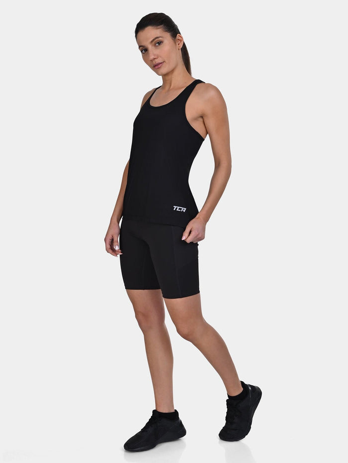 TCA Women's Workout Vest _ Lightweight Sleeveless Sports Vest for Running, Training, and Fitness