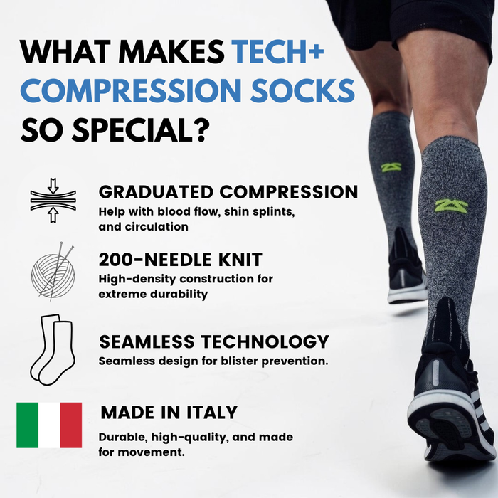 Tech+ Graduated Compression Socks