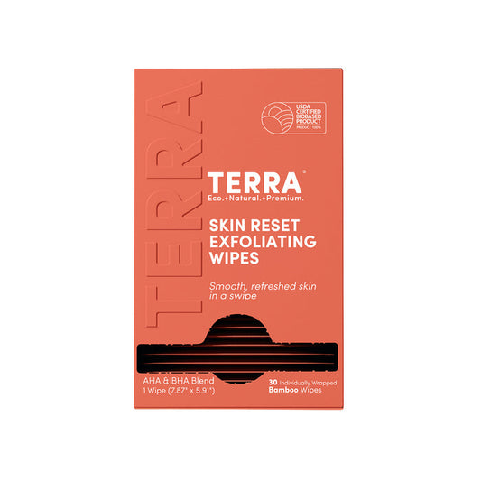 Terra Skin Reset Exfoliating Wipes