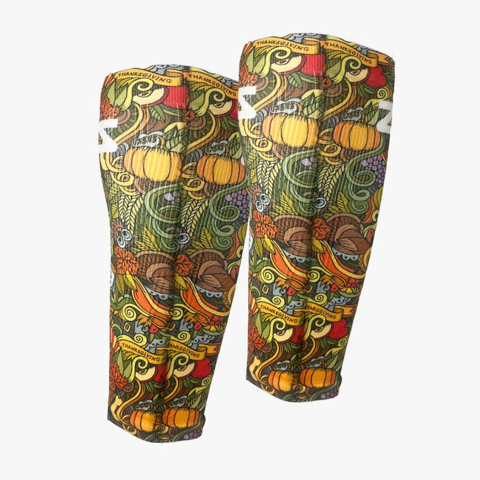 Thanksgiving Doodle Compression Leg Sleeves