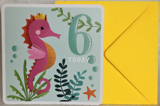 The Art File Birthday Card - Age 6
