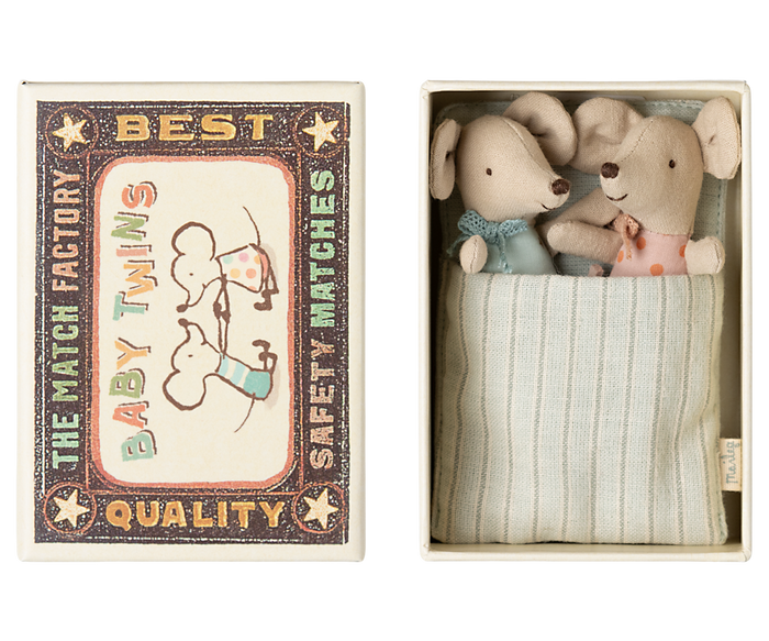 Twins, Baby mice in matchbox