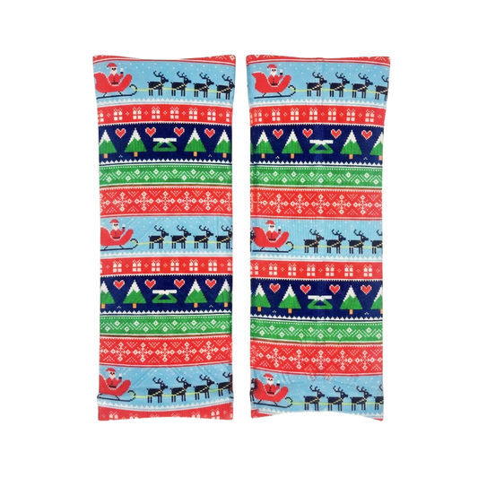 Ugly Santa Sweater Compression Leg Sleeves