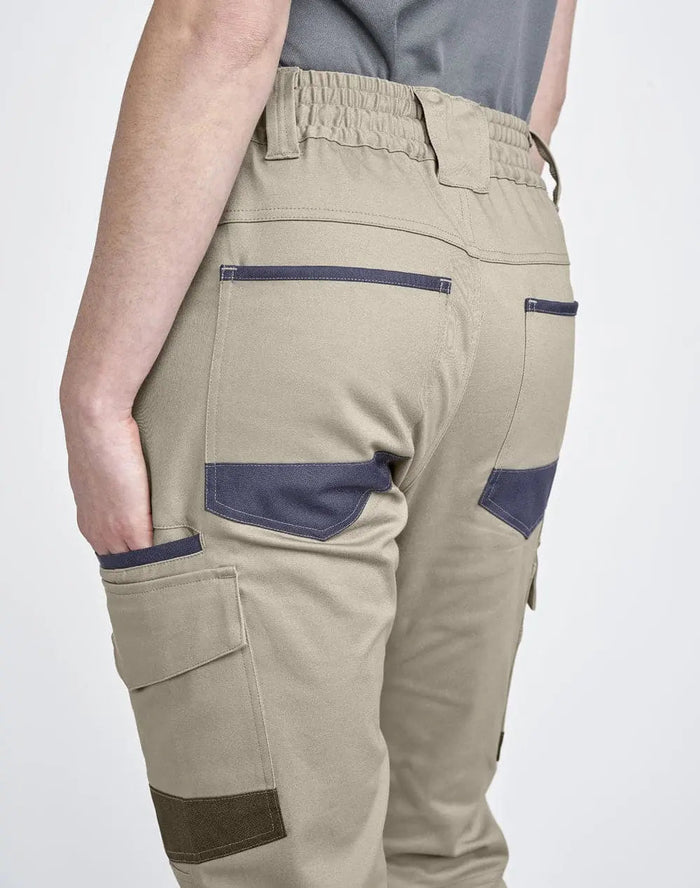 Unisex Cotton Stretch Drill Cuffed Work Pants WP28 Work Wear Australian Industrial Wear