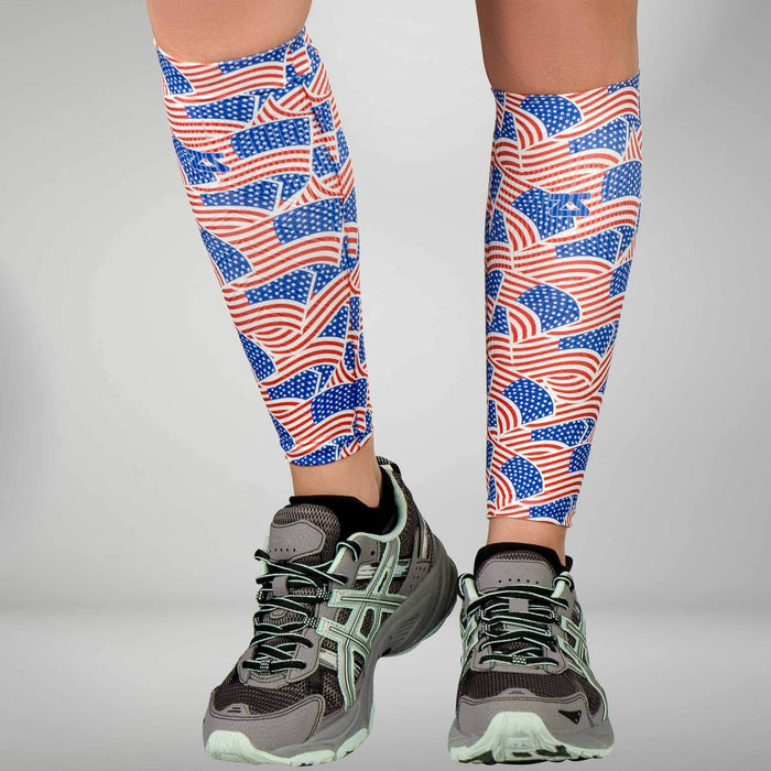 USA Flag Compression Leg SleevesLeg Sleeves - Zensah