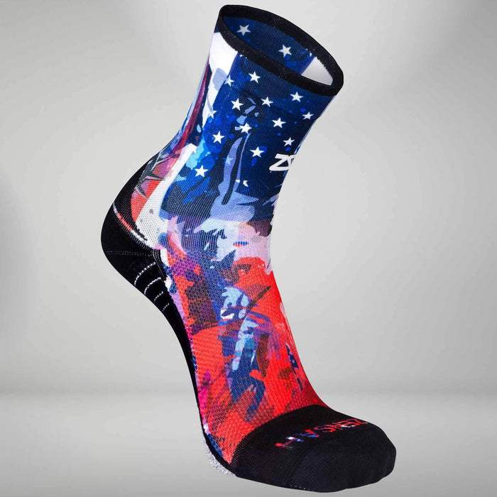 USA Liberty Socks (Mini Crew)Leg Sleeves - Zensah