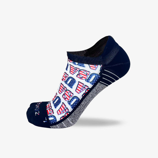 USAs Running Socks (No Show)Socks - Zensah