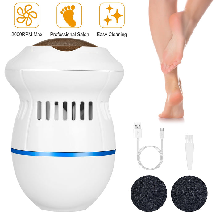 USB Rechargeable Electric Callus Grinder – Vacuum Foot File