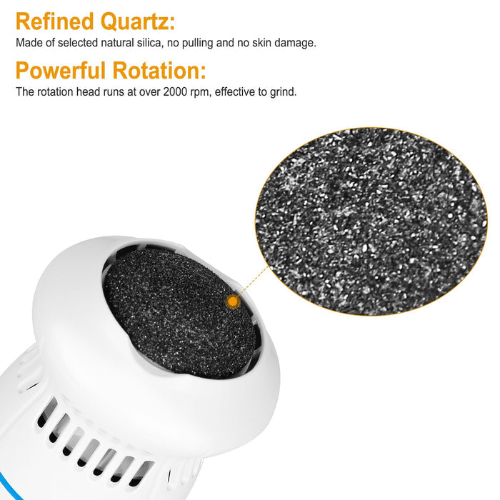 USB Rechargeable Electric Callus Grinder – Vacuum Foot File