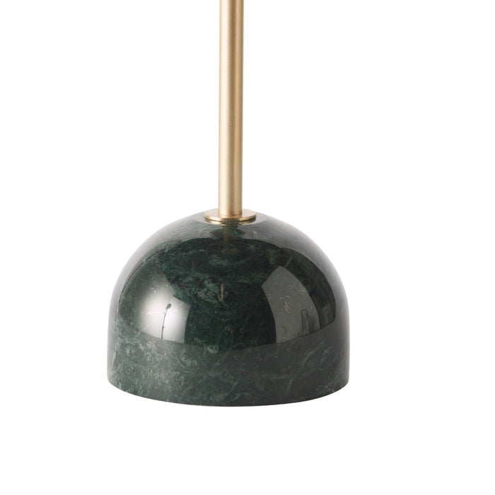 Vaani Green Marble Round Side Table 36x64cm