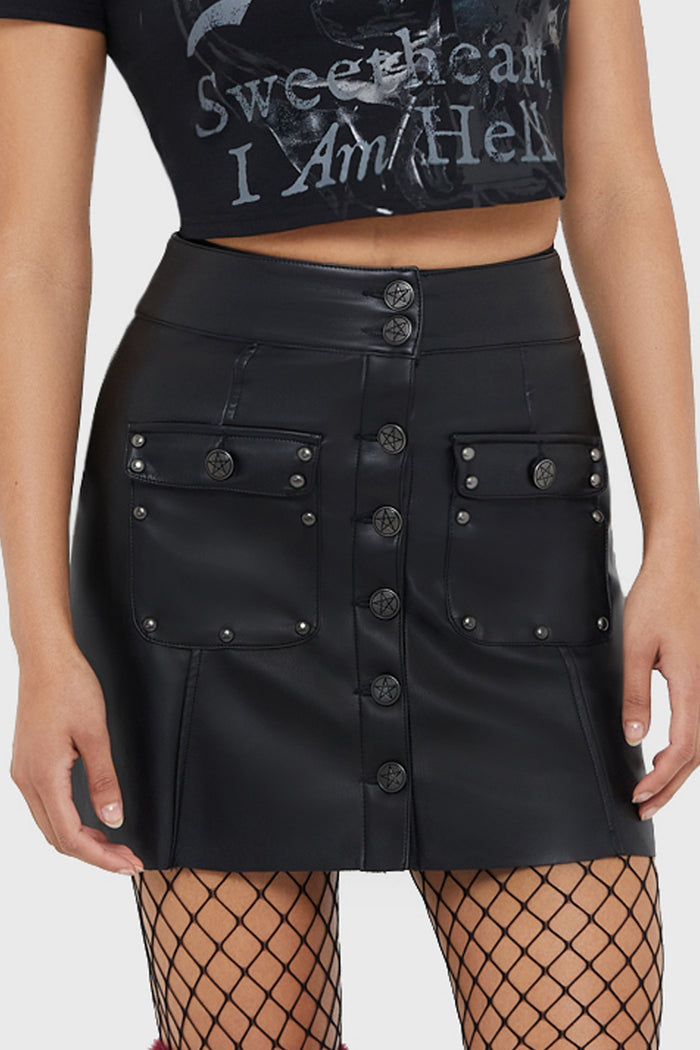 Velvet Frame Skirt