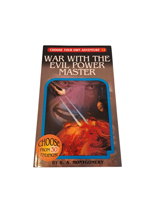 War With the Evil Power Master by R.A Montgomery