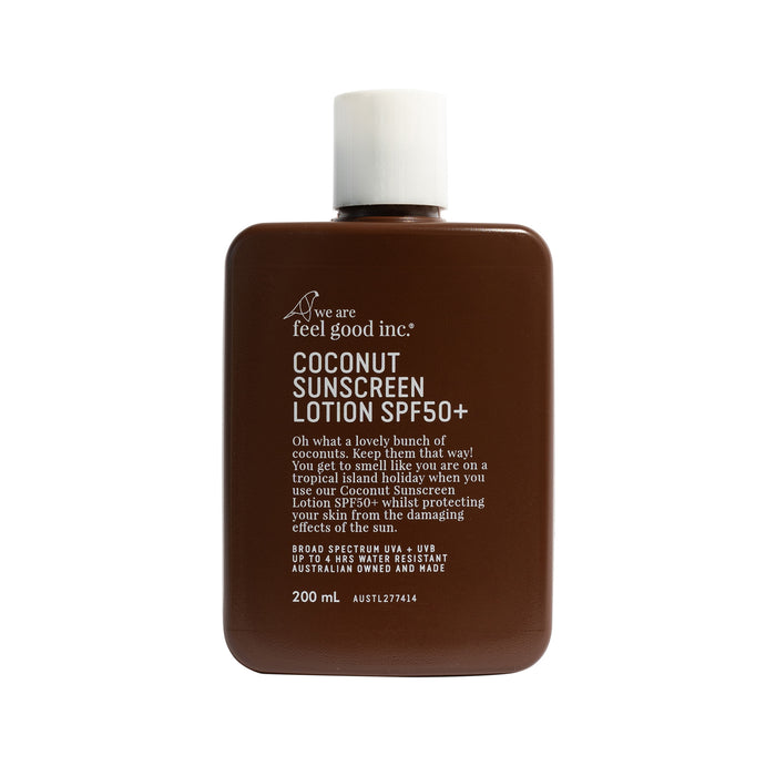 We Are Feel Good Inc Coconut Sunscreen SPF50+