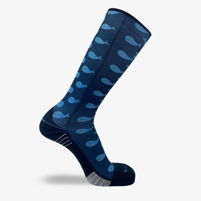 Whales Compression Socks (Knee-High)Socks - Zensah