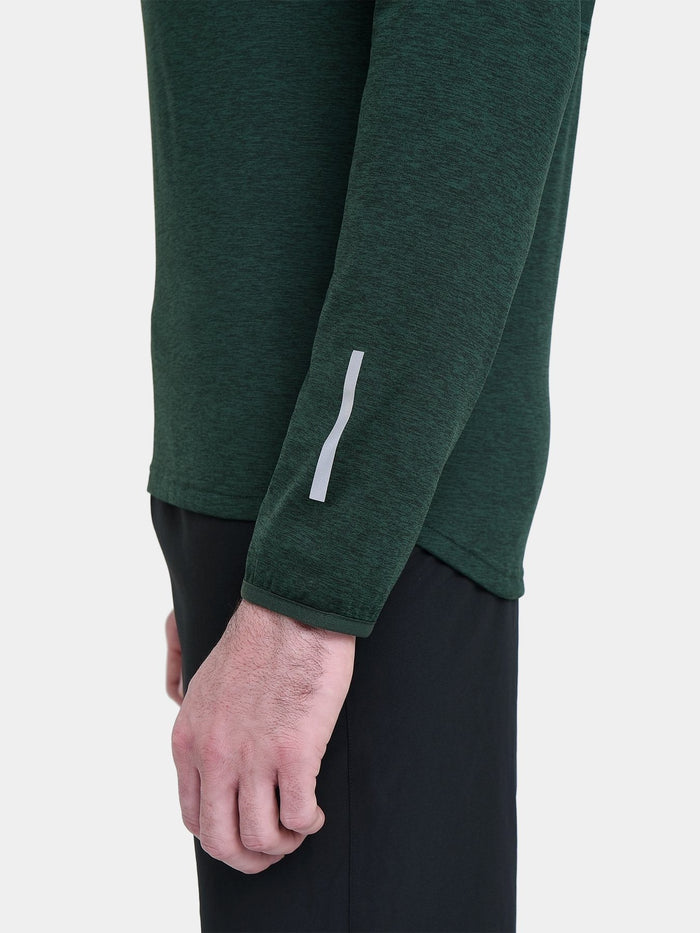Winter Run Thermal Long Sleeve Running Top For Men With Brushed Inner Fabric