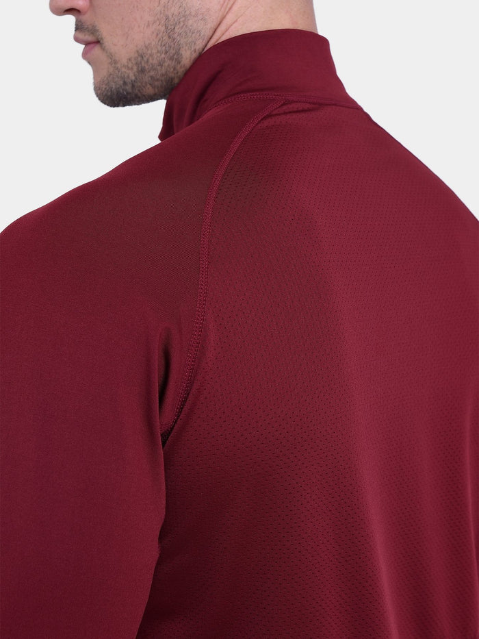 Winter Run Thermal Long Sleeve Running Top For Men With Brushed Inner Fabric