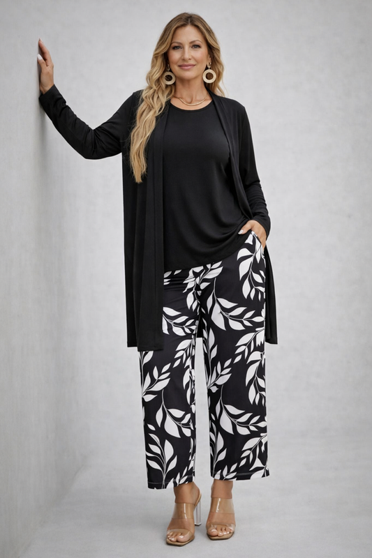 Women's 3 Piece Set UK – Classic Black | The Eponine | Huna