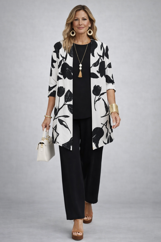 Women's 3 Piece Set UK – Classic Black | The Etheline | Huna