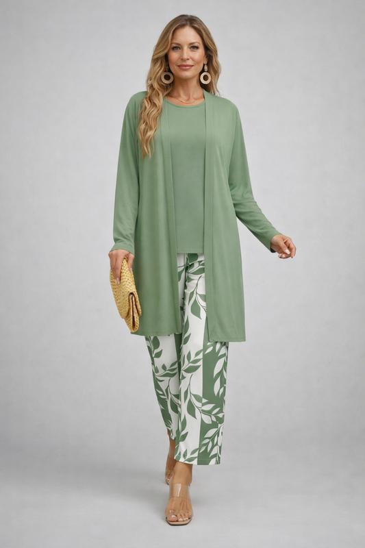 Women's 3 Piece Set UK – Sage Green | The Eirwen | Huna