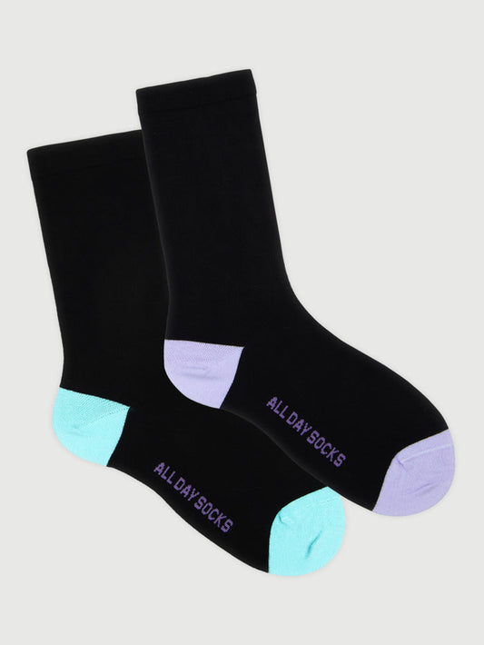 Women's All Day Premium Fine Crew Socks 2 Pack