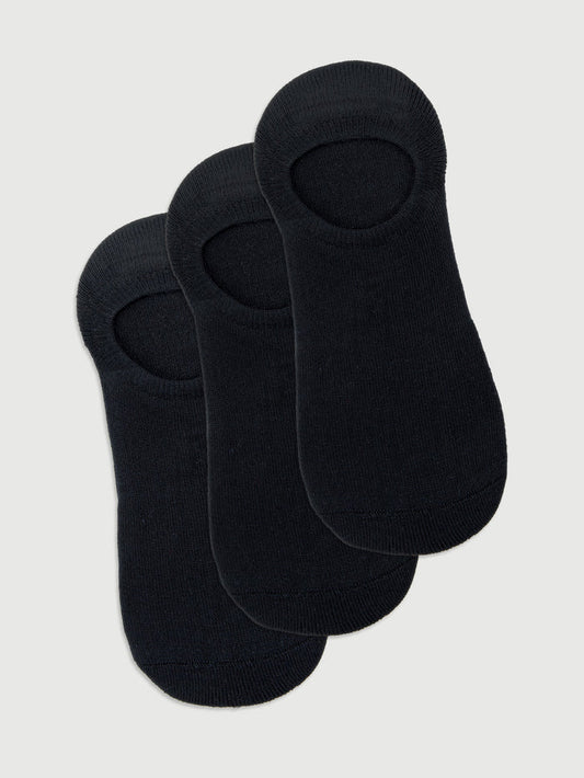 Women's Bamboo No Show Sneaker Sock 3 Pack