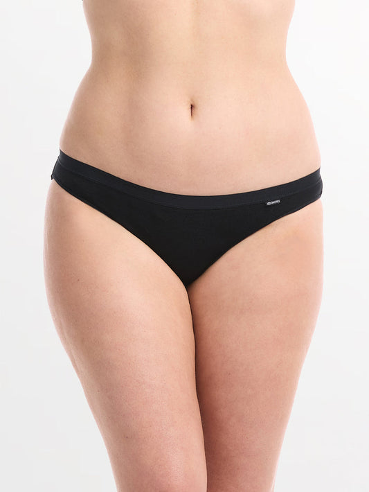 Womens Black Bikini Hipsters 3 Pack