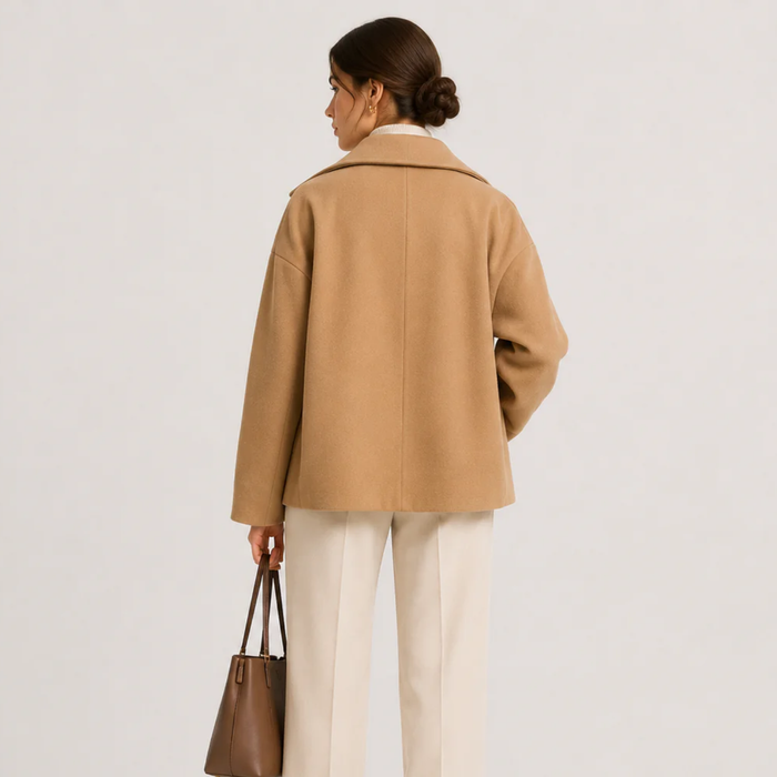 Women's Button Front Jacket UK – Relaxed Fit Timeless | The Zephyrine | Huna
