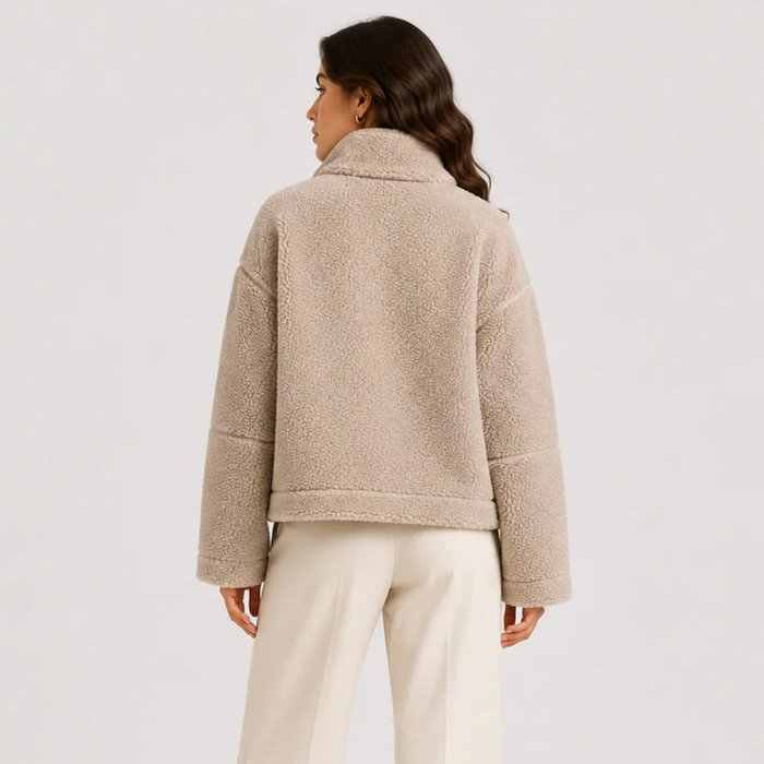 Women's Classic Fleece Jacket Refined Winter Comfort 3