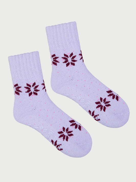 Women's Heat Bods Brushed Mid Crew Sock 1 Pack