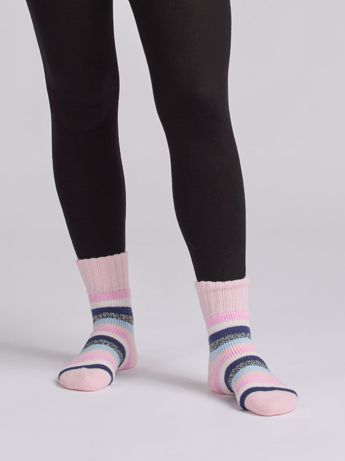 Women's Heat Bods Brushed Mid Crew Sock 1 Pack