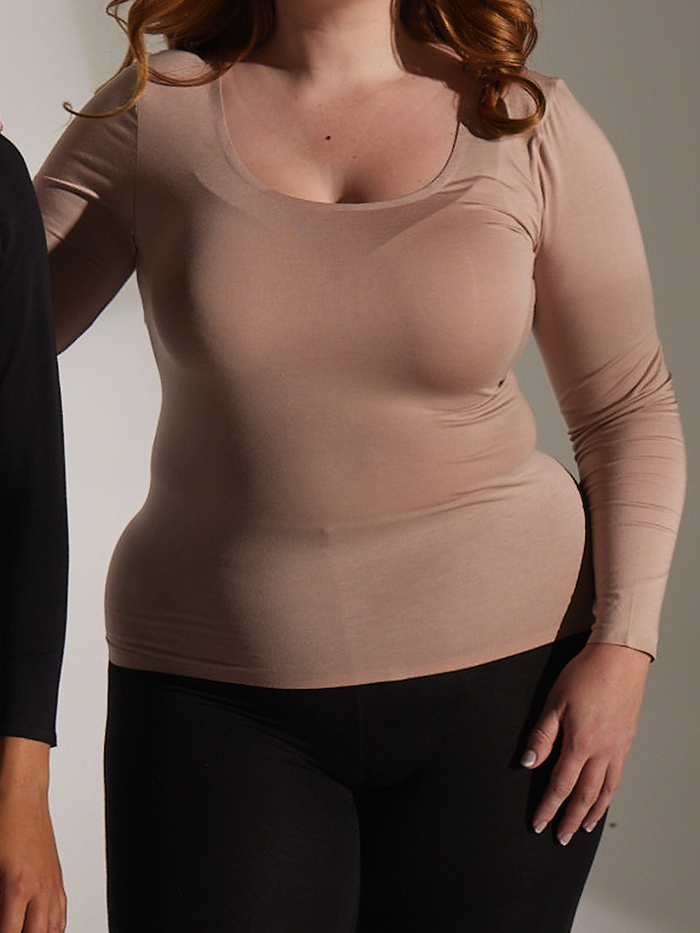 Women's Heat Bods Invisible Long Sleeve Thermal 1 Pack