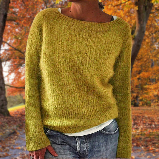 Women's Premium Merino Wool Sweater UK – Soft Warm Classic Winter | The Sylvie | Huna