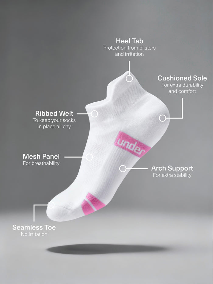 Women's Sport Cushioned Heel Tab 5 Pack