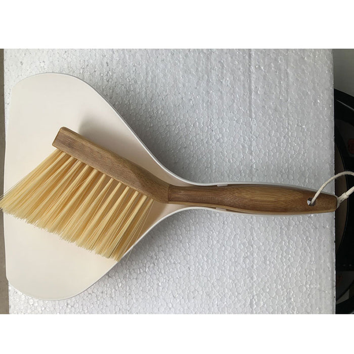 Vanzlife bamboo handle mini brooms shovel set household plastic cleaning brush small broom dust shovel