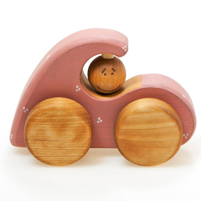Wooden Beetle Toy Car