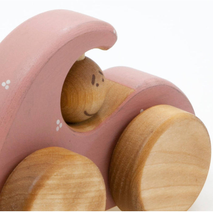 Wooden Beetle Toy Car