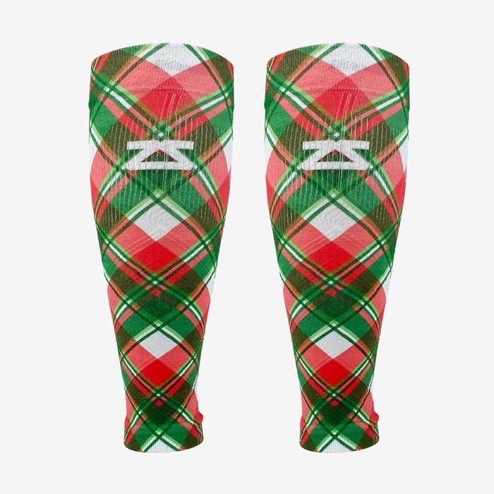Xmas Plaid Compression Leg SleevesLeg Sleeves - Zensah