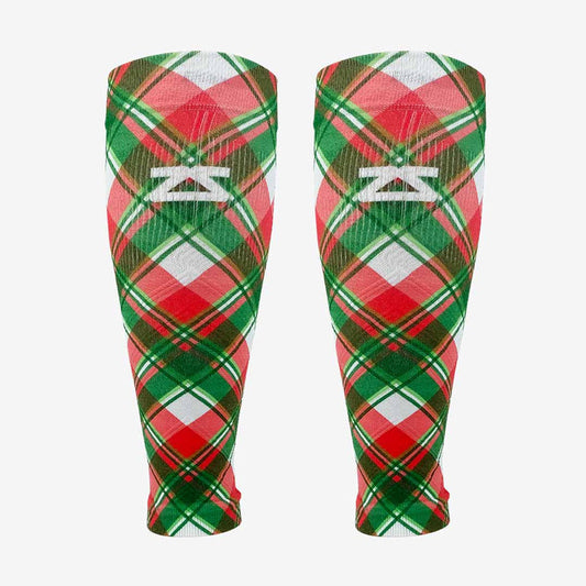 Xmas Plaid Compression Leg SleevesLeg Sleeves - Zensah