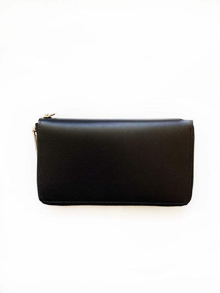 yohji yamamoto   HS-A02-763-1 LARGE ZIPPER WALLET