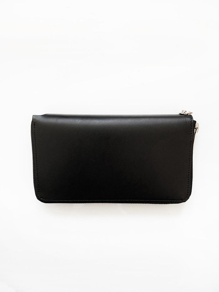 yohji yamamoto   HS-A02-763-1 LARGE ZIPPER WALLET