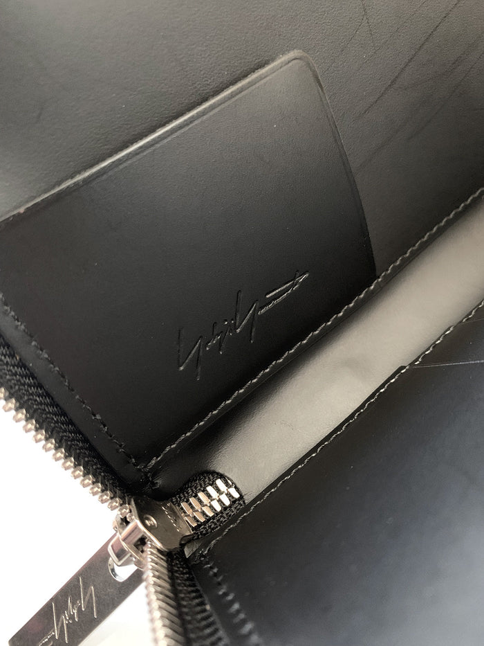 yohji yamamoto   HS-A02-763-1 LARGE ZIPPER WALLET