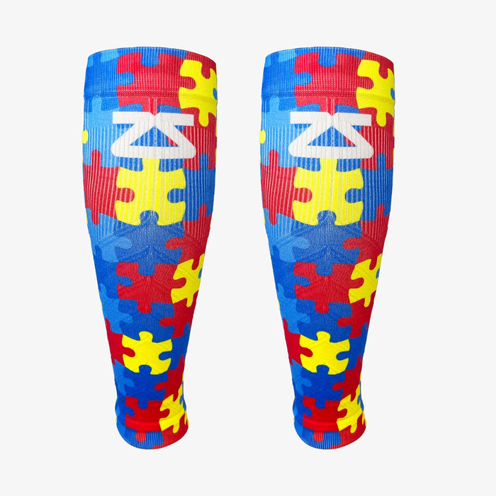 Puzzle Pieces Compression Leg SleevesLeg Sleeves - Zensah