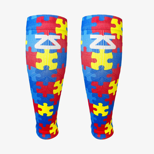 Puzzle Pieces Compression Leg SleevesLeg Sleeves - Zensah